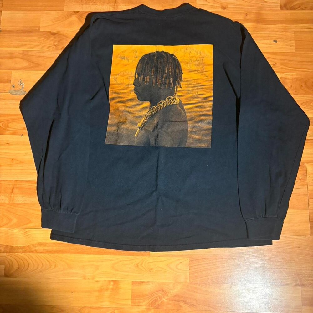 Lil Yachty King Boat Merch Black Long Sleeve Shirt Hip Hop Size L Concrete Boys